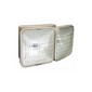 These Dual Square Head Emergency Lights offer bright light in dark situations.