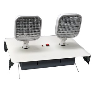Subtle Twin Emergency Exit Lights that you can rely on.