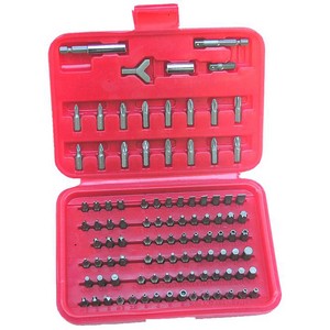 A vast Tamperproof Screwdriver Security Bit Set with every bit you'll need!