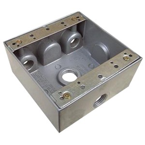 A universal Powder Coated Aluminum Box - 4 Outlet.