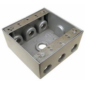 A universal Powder Coated Aluminum Box - 7 Outlet.