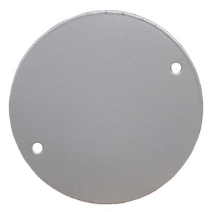 This Powder Coated Round Blank Cover will keep any weather out.