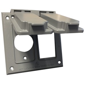 A GFCI Receptacle Cover that is weatherproof and long-lasting. 