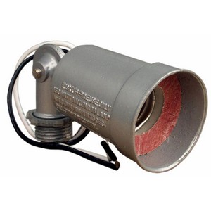 This PAR 38 Lamp Holder puts light right where you want it.