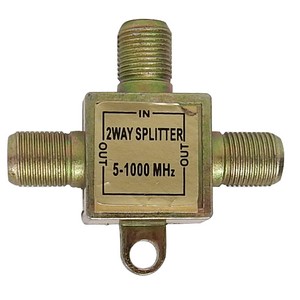 This Mini 2 Way Splitter doubles usage instantly.