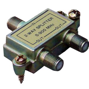 Heavy duty 2 Way Splitters with screw mount.