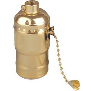 A low-wattage Pull Chain Lampholder for home or office.