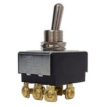 Heavy Duty 3 Pole Toggle Switch 3PST On-Off Screw Terminals
