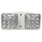 Remote LED Emergency Lamp Head 2 Heads Square