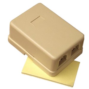 A small Double Surface Mount Jack to be used anywhere.