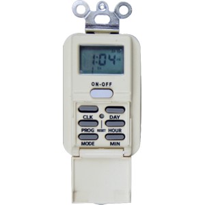 Digital 7 Day Programmable Timer for indoors and out.