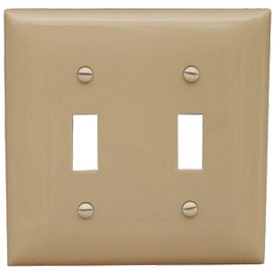 2 Gang Wall Plate Toggle Switch