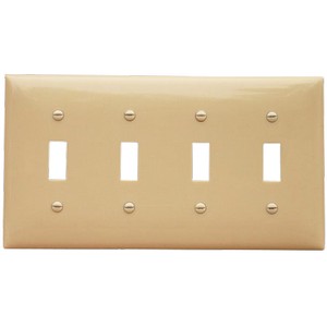 4 Gang Wall Plate Toggle Switch