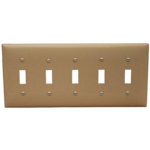 5 Gang Wall Plate Toggle Switch