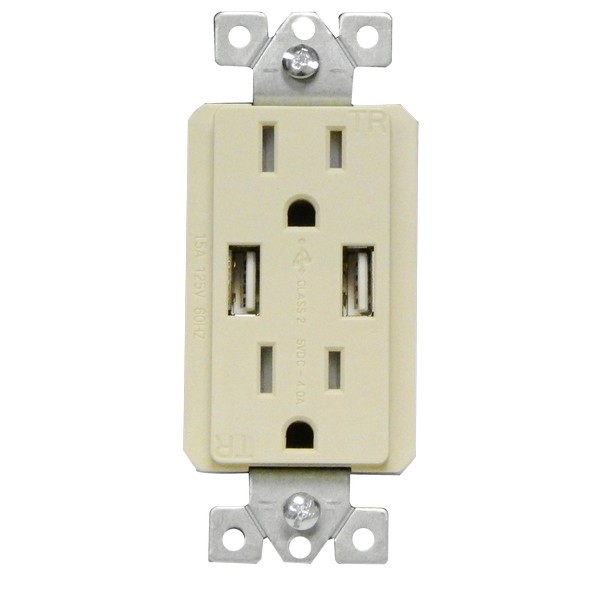 Decorative  USB Chargers & Tamper Resistant Duplex Receptacles