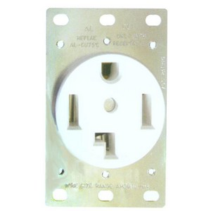 Flush Dryer Receptacle 30 Amp