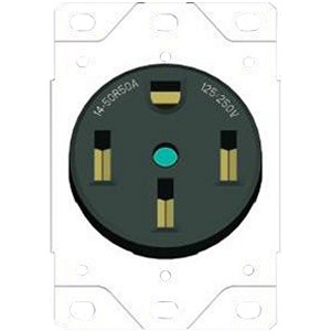 Flush Range Receptacle 50 Amp