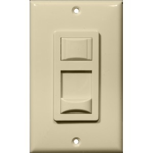 This Dimmer Switch works with Fluorescent Lighting.