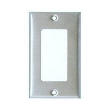 304 Stainless Steel Midsize Wall Plates 1 Gang Decorative/GFCI