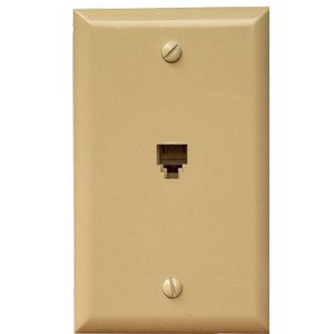 This Phone Jack is the standard for telephone line installations. 