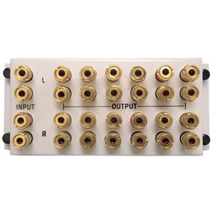 Our Audio Master Hub allows great distribution of sound to multiple rooms.