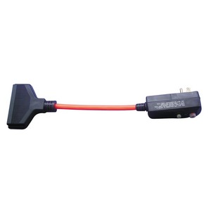 A Right Angle Portable GFCI for specific on-site protection.