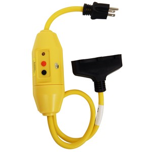 This In Line Portable GFCI protects you wherever you may be.