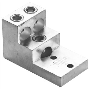 Aluminum Panelboard Lug with 3 Conductors.