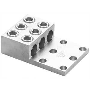 Aluminum Lugs with Three Conductors for ease of assembly.