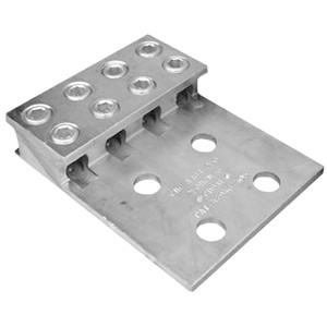 Aluminum Lugs with Four Conductors for larger applications.