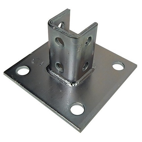 Product image for MOR 17454 Post Base Sgl Channel 4HS