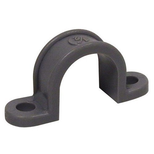 Product image for MOR 19496 Two Hole PVC Pipe Straps