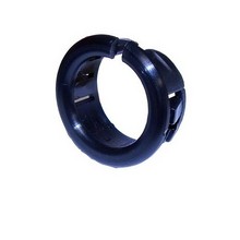 10-Pack Morris Products 1.09-Inch Morris 22352 Snap Bushings with Shutters Black 