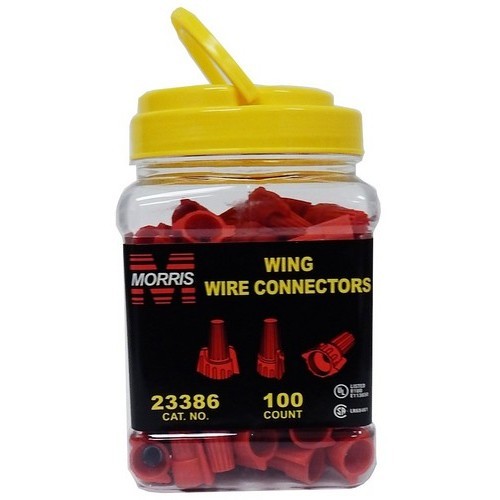 Winged Twist Conns Red Small Jar