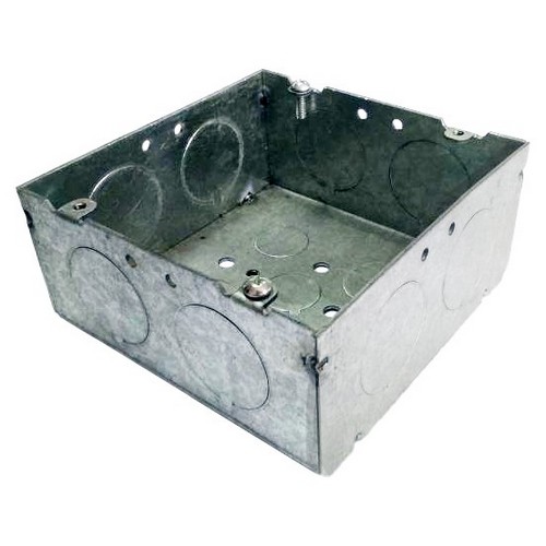 4-11/16" Steel Outlet Boxes 13 Knockouts