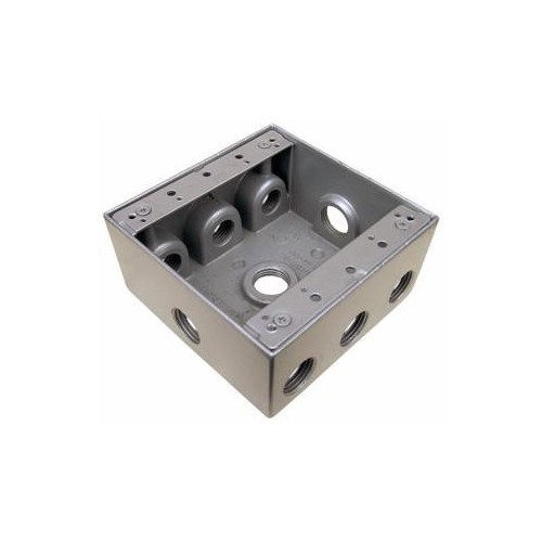 Morris 36360 Weatherproof 2-Gang Box 9-3/4