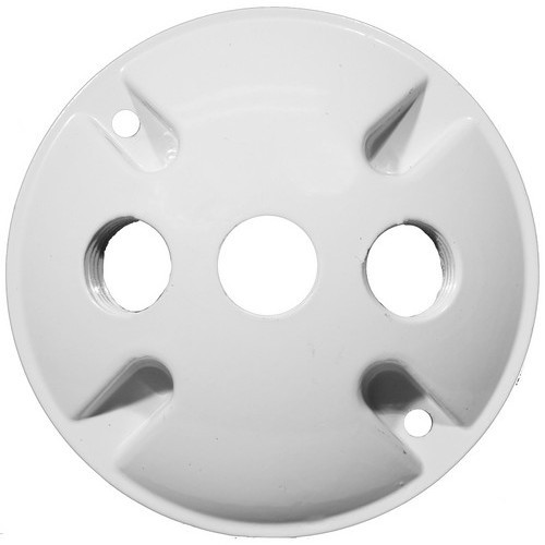 4" Round Weatherproof Covers 3H1/2" Wht