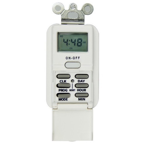 7 Day In Wall Digital Timer White