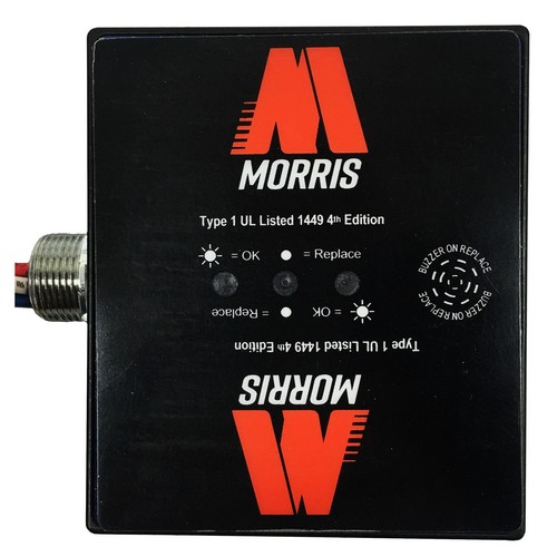 Motors Utility Power – Automatic Reset – 1 Count Morris Products 89114 Whole House Lightning Arrester Surge Suppressor – Indicator Light – Protects Pumps HVAC Condensers 